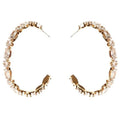 Stunning Marquise Circle Crown Halo CZ Hoop Earrings for a Radiant Look