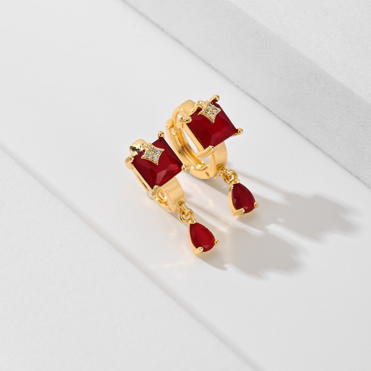 Popular Fashion Earrings Copper-Plated Gold
