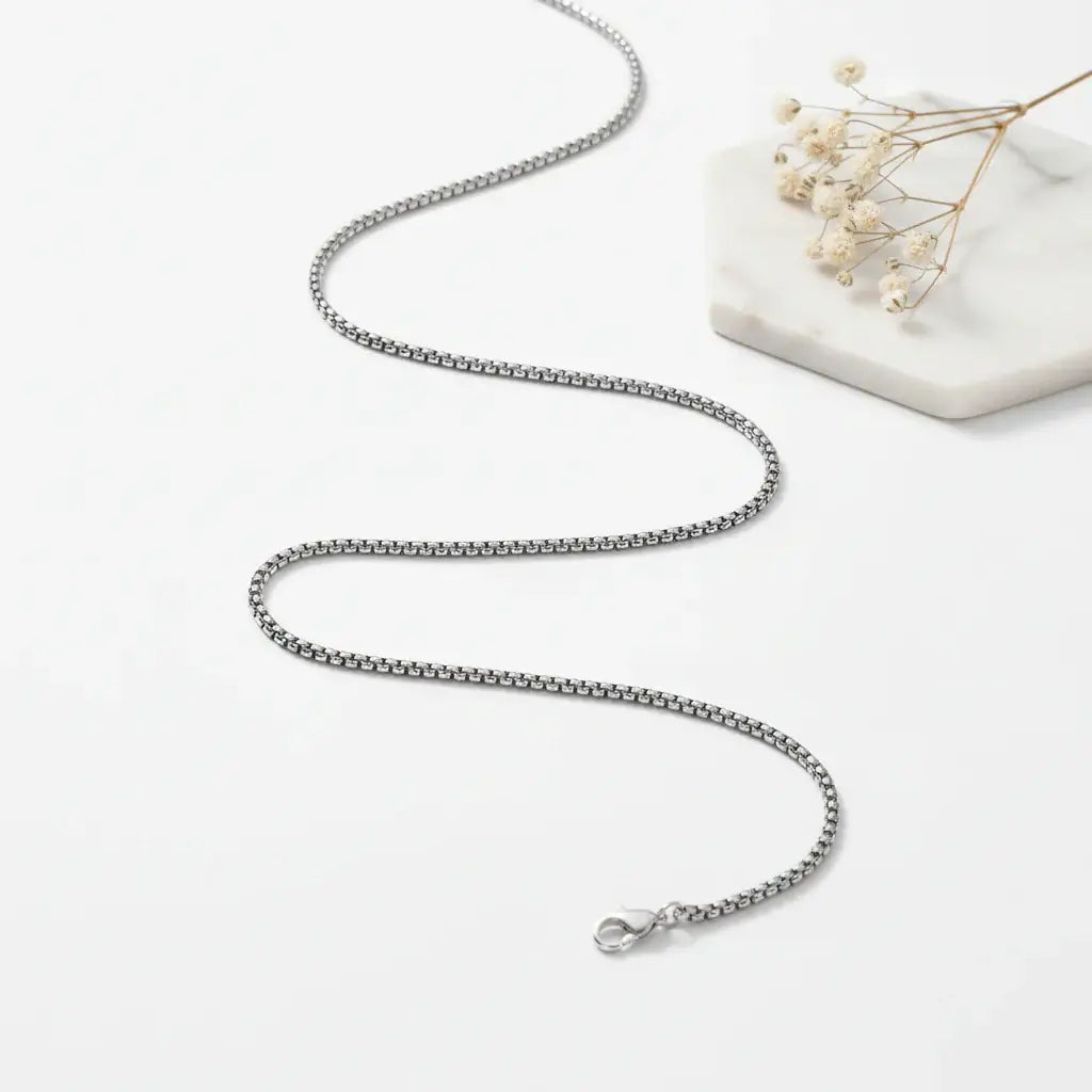 Elegant Silver Plated Stainless Steel Cross Pendant Necklace