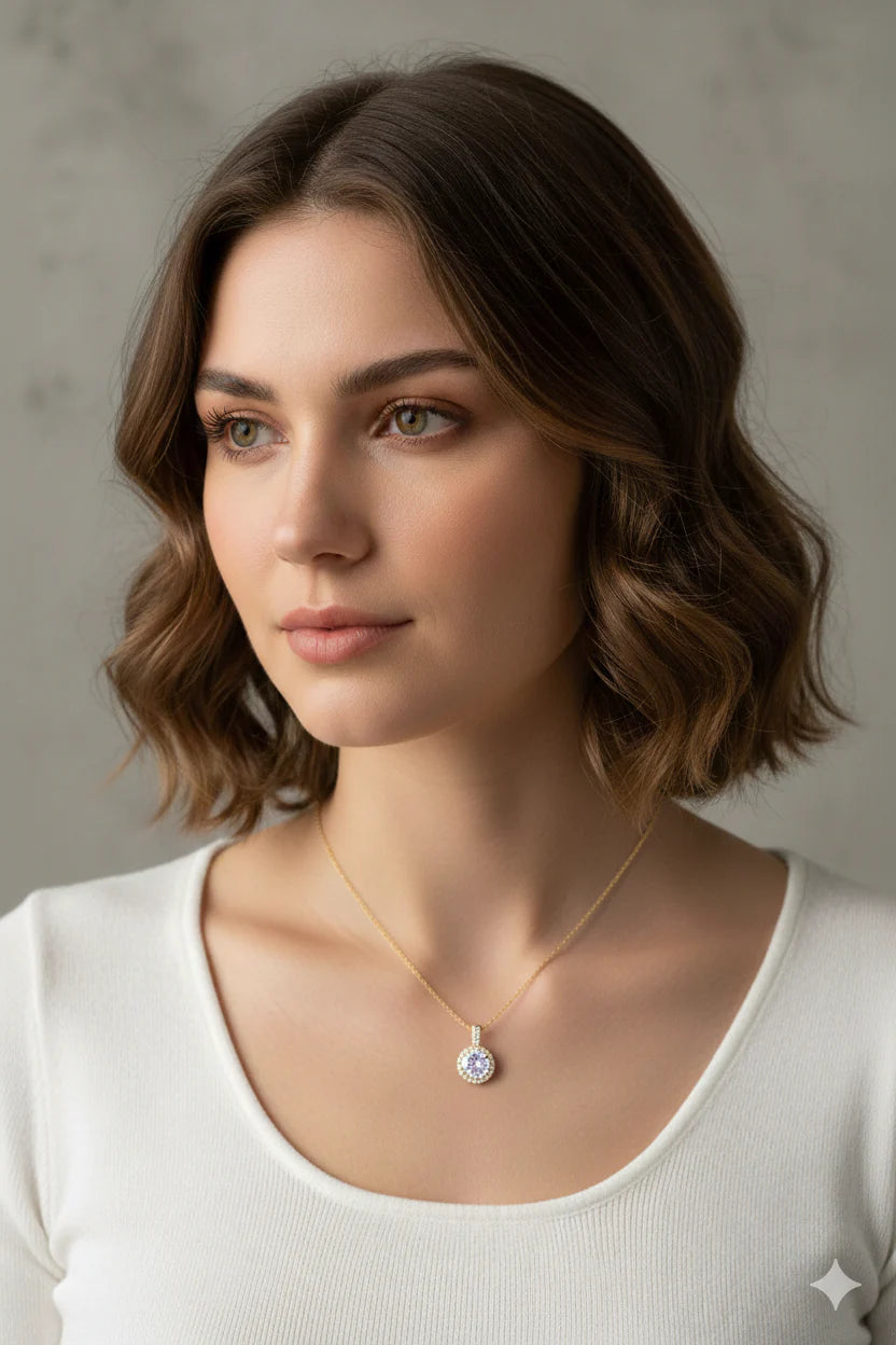 Elegant Stainless Steel Baguette Necklace for Women - Timeless Chic Accessory