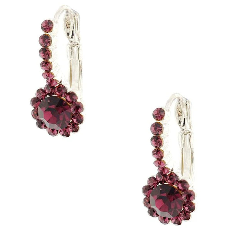 Elegant Timeless Daisy Flower Leverback Earrings