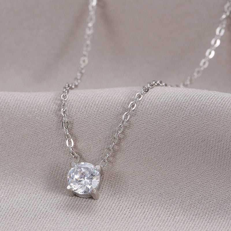 Stunning Elegant Zircon Birthstone Necklace - A Timeless Gift for Every Occasion