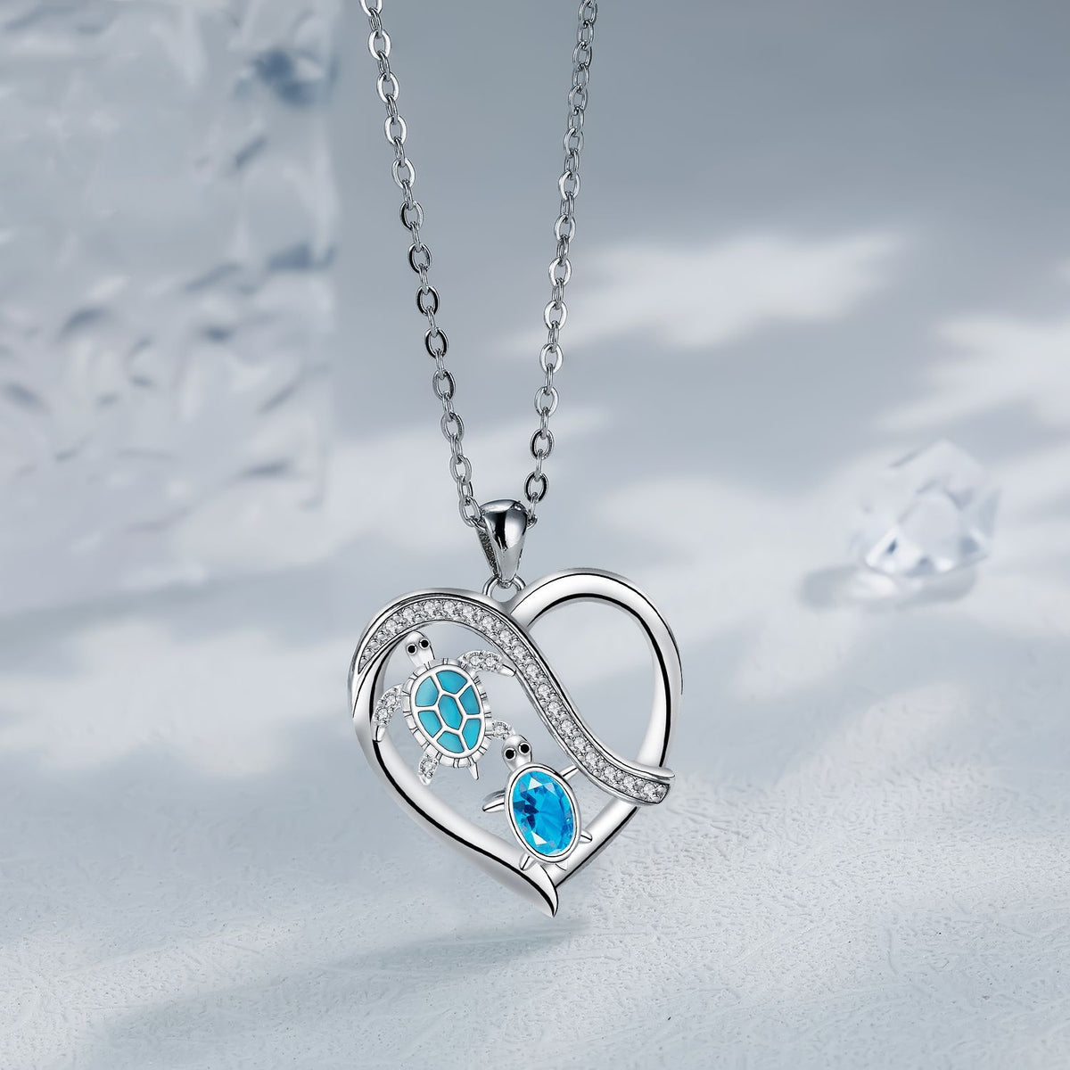 Necklace Love Turtle European and American Gift for Mom