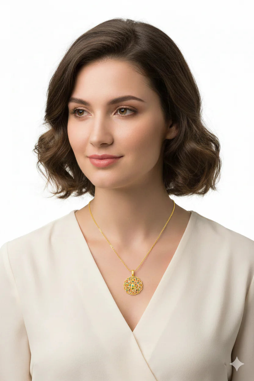 Elegant 925 Sterling Silver Flower of Life Necklace - Sacred Geometry Pendant for Spiritual Connection, Perfect Gift for Her