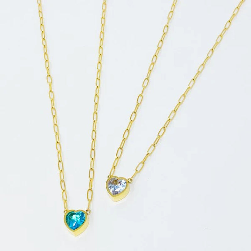 Heartfelt Chained Necklace - A Timeless Symbol of Love