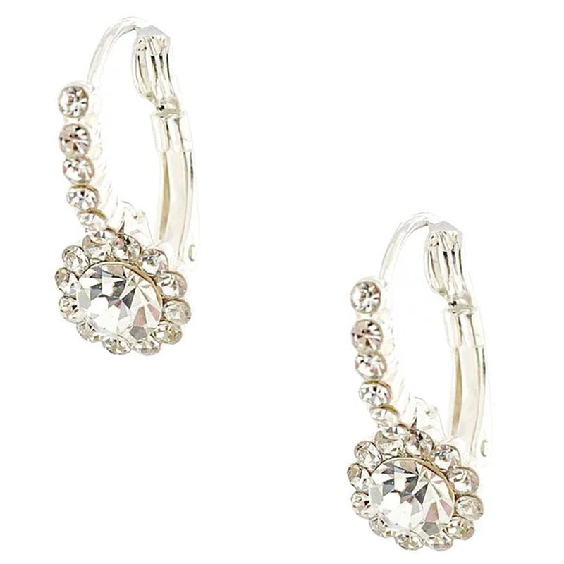 Elegant Timeless Daisy Flower Leverback Earrings