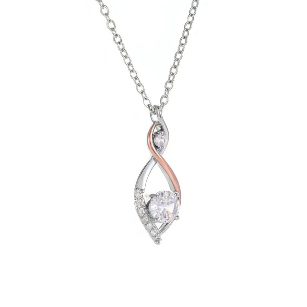 Stylish Two-Tone Smart Necklace with Elegant Electroplating