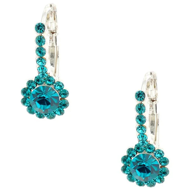 Elegant Timeless Daisy Flower Leverback Earrings