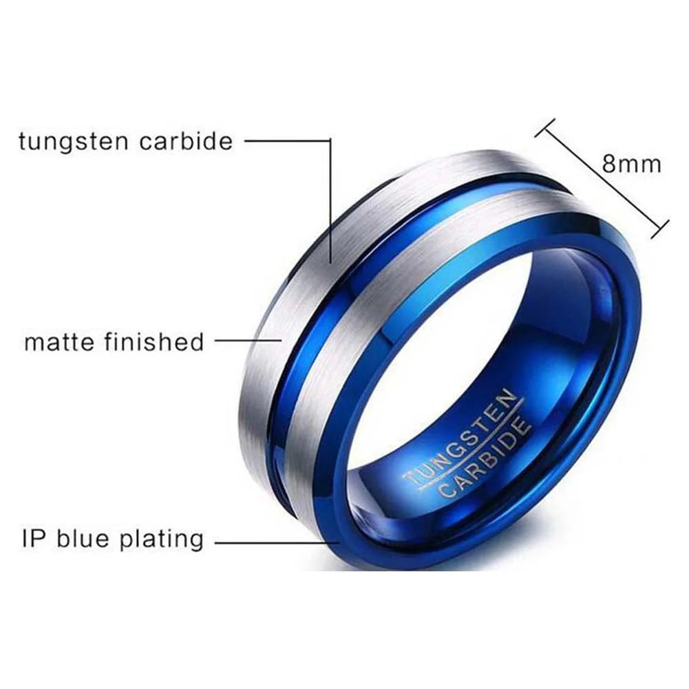 Matching Ring Couple Rings White Gold Plated 1CT CZ Women Wedding Ring Sets Female Ring