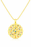 Elegant 925 Sterling Silver Flower of Life Necklace - Sacred Geometry Pendant for Spiritual Connection, Perfect Gift for Her
