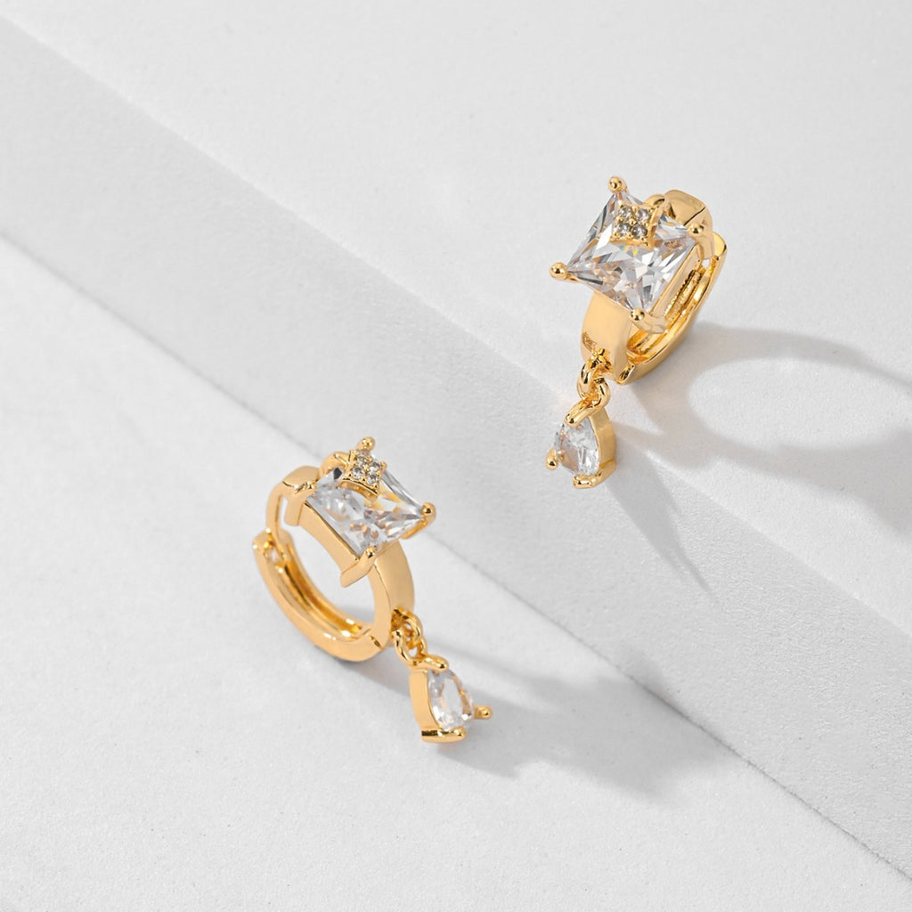 Popular Fashion Earrings Copper-Plated Gold