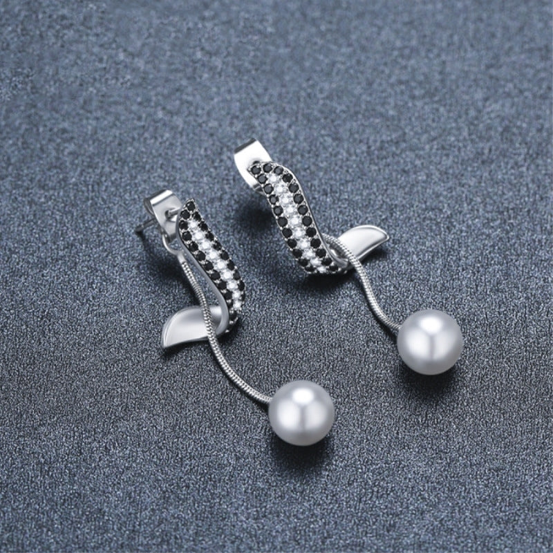 Special Interest Light Luxury High-Grade Tassel Earrings Ornament Women'S Pearl Pendant