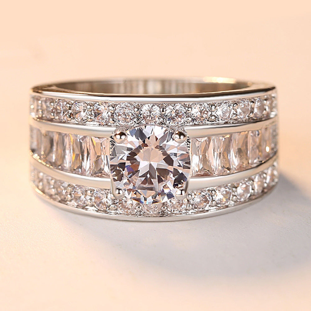 Fashion Jewellery Sumptuous Creative Trend Zircon Claw Heart Arrow Female Adjustable Size Ring Vintage Party Rings for Girls Fashion Jewellery Sumptuous Creative Trend Zircon Claw Heart Arrow Femal