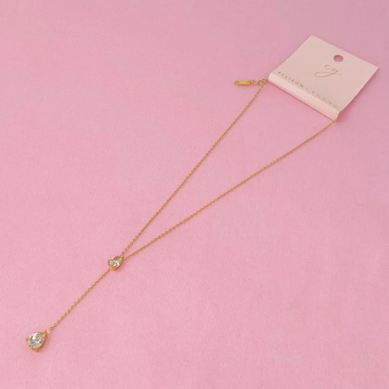 Radiant Elegance Drop Necklace