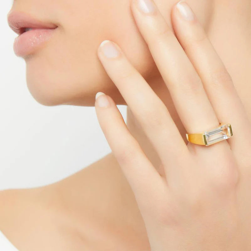 Stunning 18K Gold Plated Ring - Timeless Elegance for Every Occasion