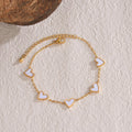 Stainless Steel Ins Love Bracelet with Dripping Heart - Perfect Fashion Gift for Valentine's Day!