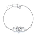 Timeless Eternal Love Heart Bracelet