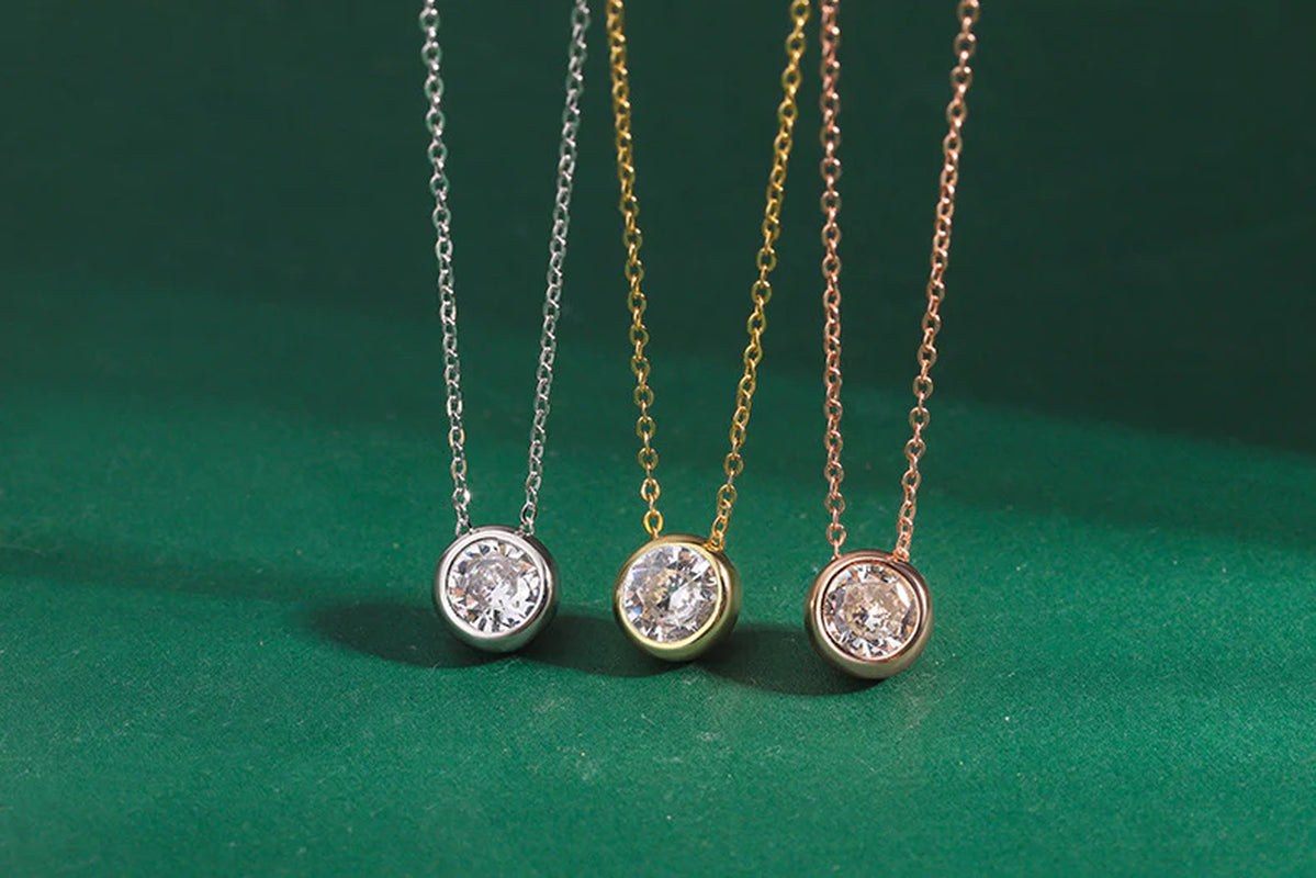 Elegant Rose Gold Plated Zircon Choker Necklace for Stunning Style