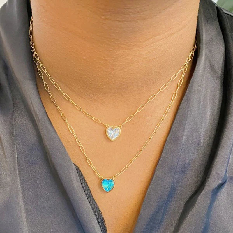 Heartfelt Chained Necklace - A Timeless Symbol of Love