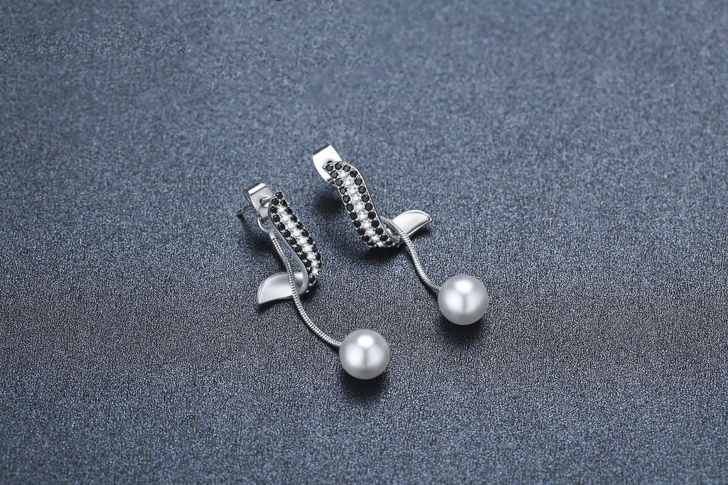 Special Interest Light Luxury High-Grade Tassel Earrings Ornament Women'S Pearl Pendant