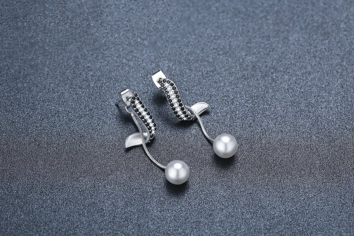 Special Interest Light Luxury High-Grade Tassel Earrings Ornament Women'S Pearl Pendant