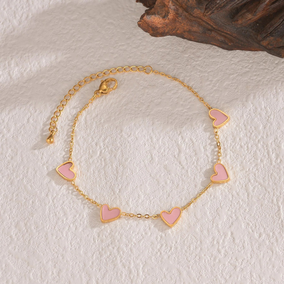 Stainless Steel Ins Love Bracelet with Dripping Heart - Perfect Fashion Gift for Valentine's Day!