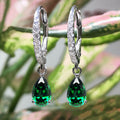 Fashion 925 Silver Filled Drop Earring Women Cubic Zircon Jewelry Wedding Gift