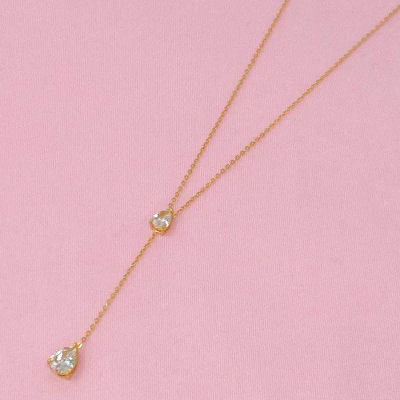 Radiant Elegance Drop Necklace