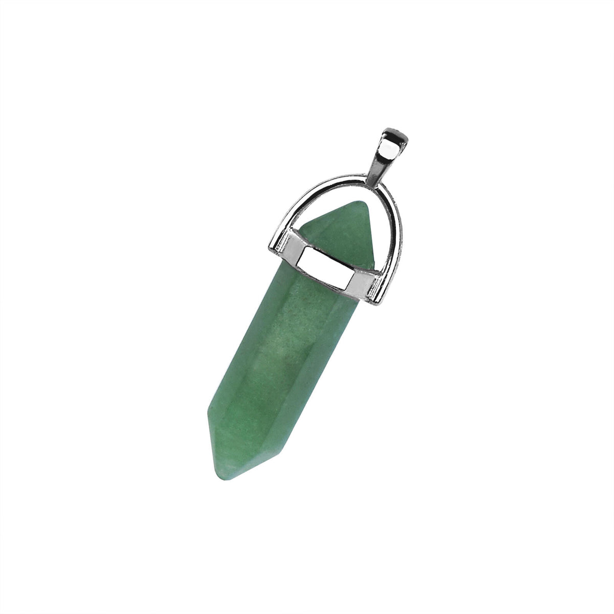 Natural Stone Hexagonal Pendant Necklace Healing Crystal Quartz Chakra Jewelry