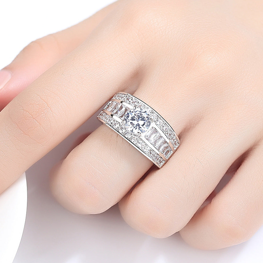 Fashion Jewellery Sumptuous Creative Trend Zircon Claw Heart Arrow Female Adjustable Size Ring Vintage Party Rings for Girls Fashion Jewellery Sumptuous Creative Trend Zircon Claw Heart Arrow Femal