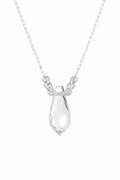 Elegant 925 Sterling Silver Crystal Pendant Necklace – A Sparkling Gift for Her