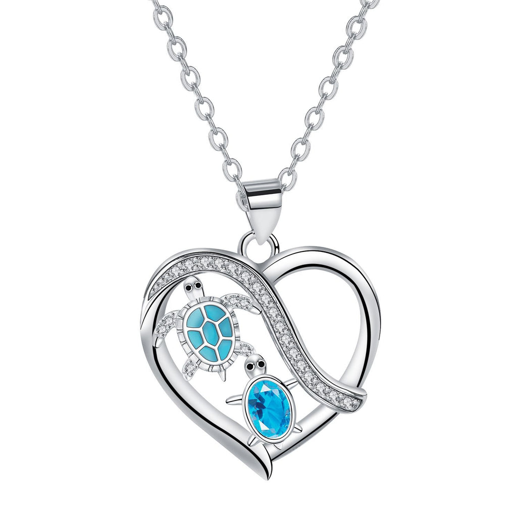 Necklace Love Turtle European and American Gift for Mom